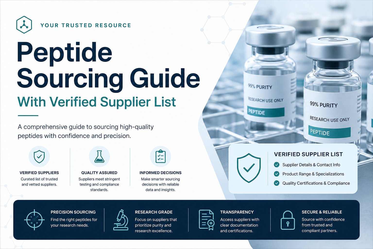 NobelPepLab Peptide Sourcing & Verification Guide