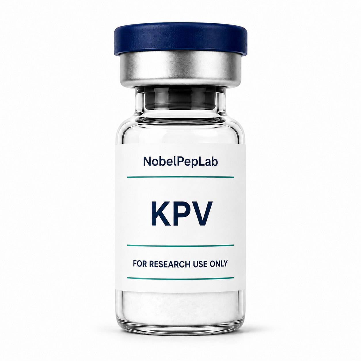 Vial of KPV research peptide, supplied in boxes of 10